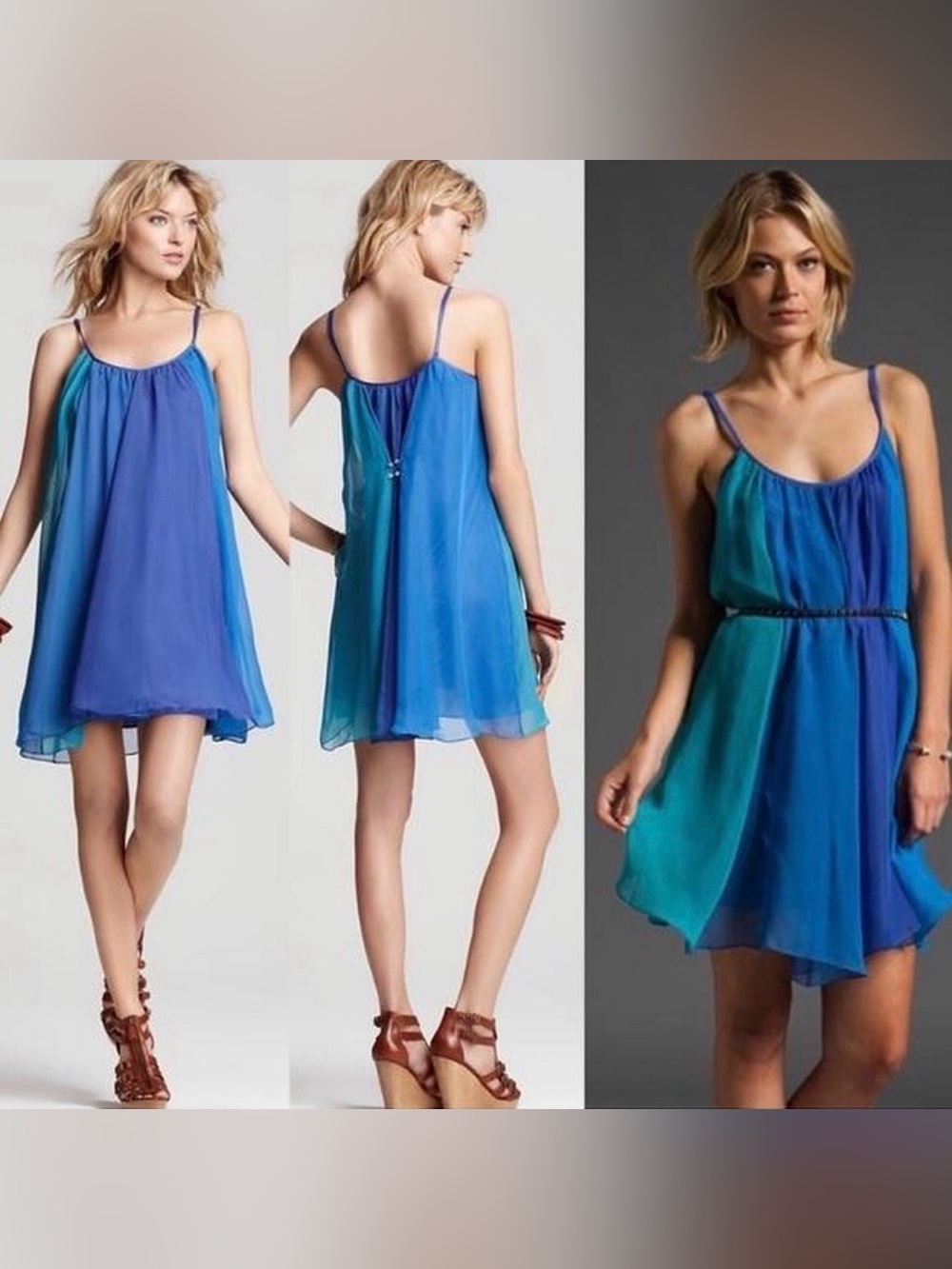 Free People Rainbow Sorbet Dress Size M